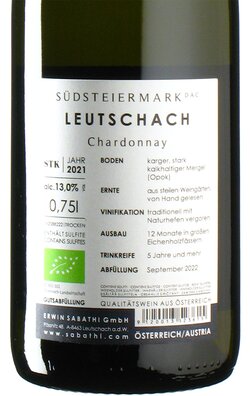 Chardonnay Leutschach 2021