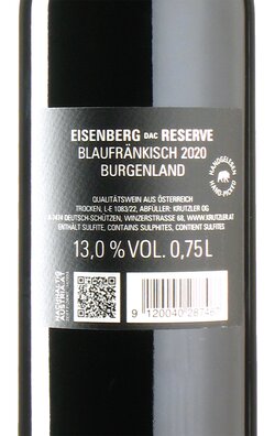Blaufrnkisch Eisenberg Reserve 2020