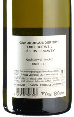 Grauburgunder Oberrotweil RS 2019