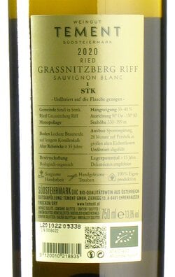 Sauvignon Blanc Ried Grassnitzberg Riff 2020
