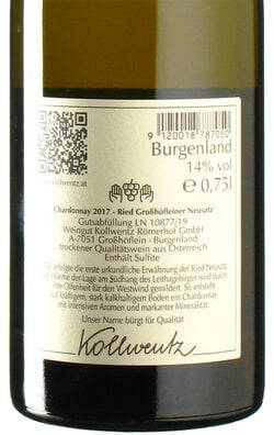 Chardonnay Neusatz 2017
