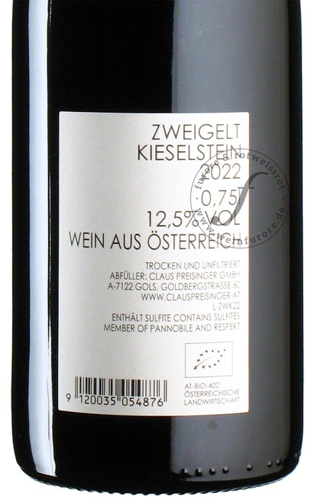 Zweigelt Kieselstein 2022 - Claus Preisinger, Burgenland - Weinfurore