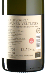 Zillinger - Grüner Veltliner Kalkvogel 2021 *bio