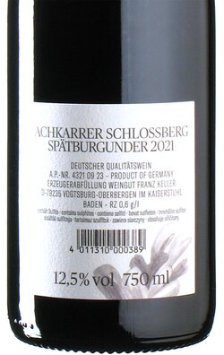 Spätburgunder Schlossberg GG 2021