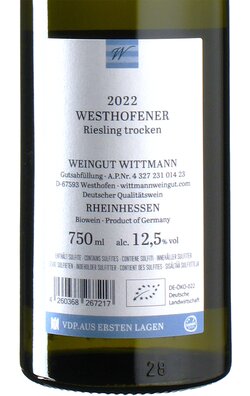 Riesling Westhofen 2022