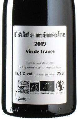 Pinot Noir LAide Mémoire 2019