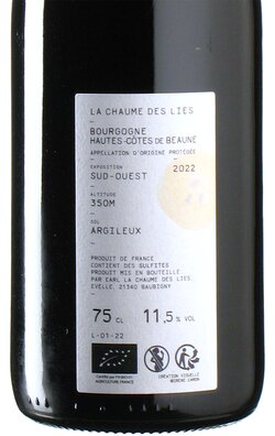 Bourgogne Hautes Ctes de Beaune Rouge 2022