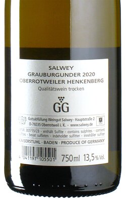 Grauburgunder Henkenberg GG 2020