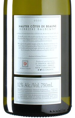 Chardonnay Hautes Ctes de Beaune Blanc 2022