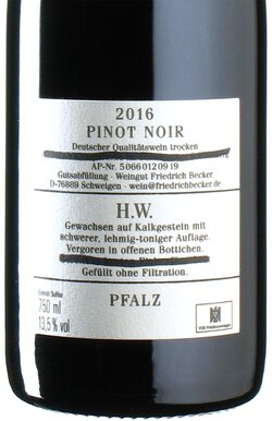 Pinot Noir Herrenwingert 2016