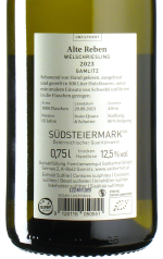 Sattlerhof - Welschriesling Alte Reben 2023 *bio