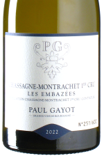 Paul Gayot - Chardonnay Chassagne-Montrachet 1er Cru Les...