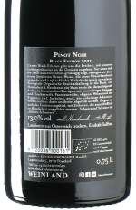 Ebner-Ebenauer - Pinot Noir Black Edition 2021 *bio