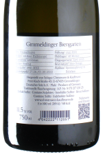 Christmann & Kauffmann - Riesling Biengarten Sekt Brut Nature 2020 *L6