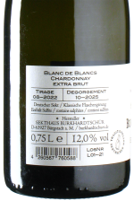 BurkhardtSchür - Blanc de Blancs Sekt Extra Brut 2021