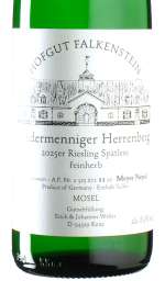 Hofgut Falkenstein - Riesling Herrenberg Spätlese...