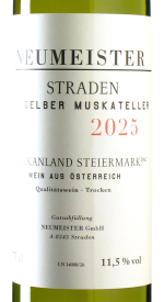 Neumeister - Gelber Muskateller Straden 2025 *bio