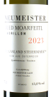 Neumeister - Morillon Ried Moarfeitl 2023 *bio