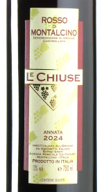 Le Chiuse - Rosso di Montalcino 2024 *bio