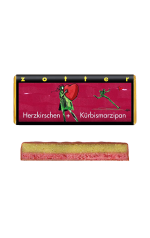Zotter - Himbeer Kirsch mit Kürbis-Crunch 70g *bio
