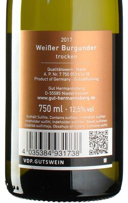 Weißer Burgunder Gutswein 2017