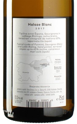 Haloze Blanc 2017