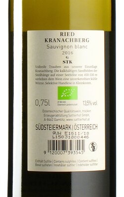 Sauvignon Blanc Kranachberg 2016