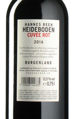 Heideboden Cuvée rot 2016