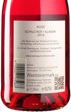 Schilcher Rosé Klassik 2018