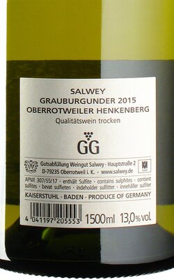 Grauburgunder Henkenberg GG 2015 Magnum