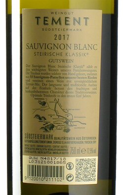 Sauvignon Blanc Steirische Klassik 2017