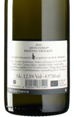 Kühling-Gillot - Riesling Qvinterra trocken 2018 *bio