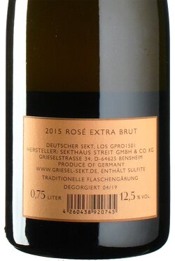 Rosé Prestige Sekt extra Brut 2015