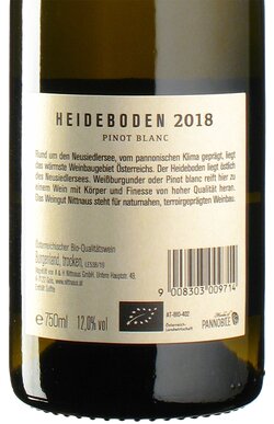 Heideboden Pinot Blanc 2018