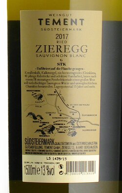 Sauvignon Blanc Ried Zieregg 2017 Magnum