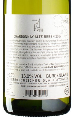 Chardonnay Alte Reben 2017