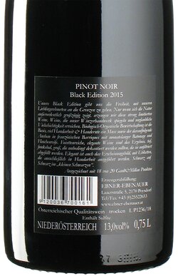 Pinot Noir Black Edition 2015