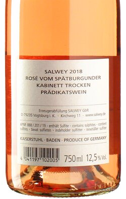 Rosé Spätburgunder 2018