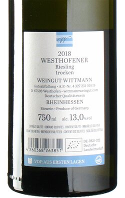 Riesling Westhofen 2018