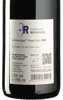 Pinot Noir Grillenhgel 2017