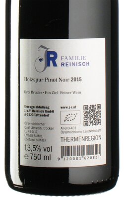 Pinot Noir Holzspur 2015