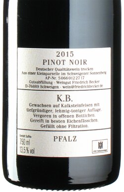 Pinot Noir »KB« GG 2015