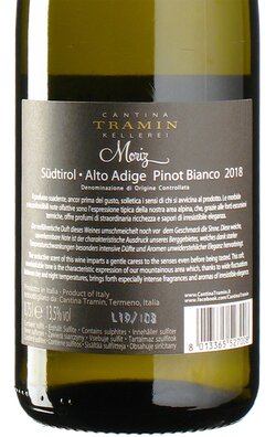 Pinot Bianco Moriz 2018