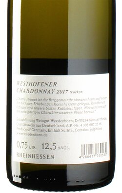 Chardonnay Westhofen 2017