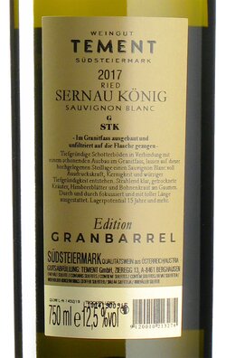 Sauvignon Blanc Ried Sernau Knig Granbarrel 2017