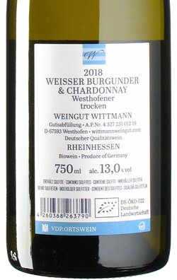 Weiburgunder & Chardonnay Westhofen 2018