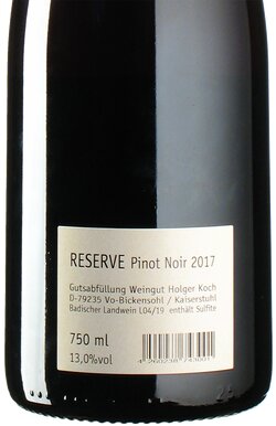 Pinot Noir Reserve 2017