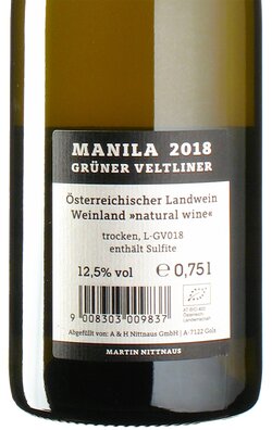 Grner Veltliner Manila 2018