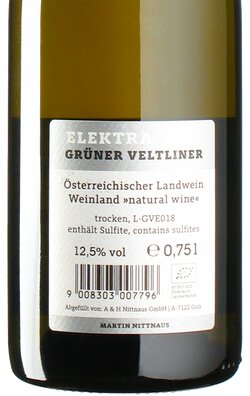Grner Veltliner Elektra 2018