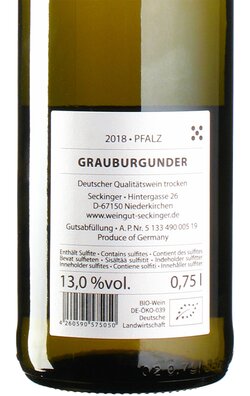 Grauburgunder Buntsandstein 2018